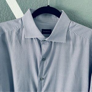 Ermenegildo Zenga Men’s Dress Shirt XL